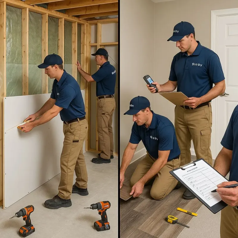 Repairs and Reconstruction process in Honeyville, UT